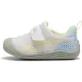 Puma Kitten Mesh V Sneakers Toddlers, Shoes, Feather Gray/Gold Moon/Haute Tropic, 23