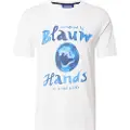 Scotch & Soda Denim Artwork T-shirt Med Korte ærmer