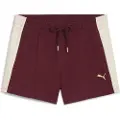 Puma T7 Pintuck 4"Shorts Women, Clothing, Ruby Shimmer, S