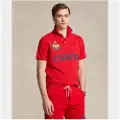 Ralph Lauren Polo Ralph Laurentil mænd. 710944670001 Polo Classic Fit Spanien rød (L), Casual, Bomuld, Korte ærmer
