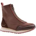 Hispanitas Hispanitastil kvinder. HI254354 Brune Kansas læder-sneakers (40), Fast, Lynlås, Casual