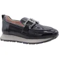 Hispanitas Hispanitastil kvinder. HI254386 Kansas Rock lædermokkasiner sort (39), Fast, 1-3 cm, Ingen, Casual