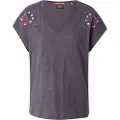 Scotch & Soda Embroidered Kortærmet V-hals T-shirt