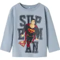 Name It Mini Superman Top Med Lange Ærmer