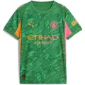 Puma Manchester City 25/26 Goalkeeper Jersey Youth, Clothing, Archive Green/Heat Fire, 15-16Y