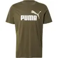 Puma Essentials 2 Colour No. 1 Logo Tee Men, Clothing, Dark Olive, XXL