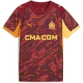 Puma Olympique de Marseille 25/26 Goalkeeper Jersey Youth, Clothing, Dark Crimson/Sunny Yellow/Dark Poppy, 15-16Y