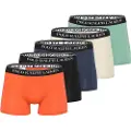 Ralph Lauren Polo Ralph Laurentil mænd. 714864292020 Sæt med 5 klassiske boxershorts i flerfarvet bomuld med stretch (M), Afslappet