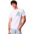 Calvin Klein Jeans Calvin Klein Jeanstil mænd. LV04RC832G T-shirt 30S hvid (S), Casual, Bomuld, Korte ærmer