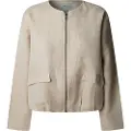 Pepe Jeans Pepe Jeanstil kvinder. PL402601 Sonia beige jakke (L), Casual, Bomuld