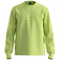 Hugo Boss BOSStil mænd. 50506119 Sweatshirt Salbo grøn (S), Casual, Bomuld