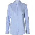 Selected Romie Striped Fitted Skjorte Med Lange ærmer