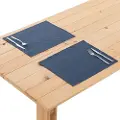 Belum Pakke Med Vandafvisende Pletbestandig 100% Linnedug 45x35 Cm 2 Enheder