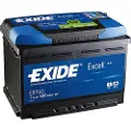 Exide Excell 12v 74ah 680a Batterilader