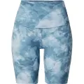 Nike Zenvy-cykelshorts (20 cm) med høj talje og print til kvinder - blå