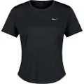 Nike Kortærmet Nike Tempo Dri-FIT-løbetop til kvinder - sort