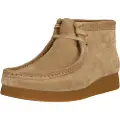 Clarks Clarkstil kvinder. 26174744 Wallabee ankelstøvler i brunt læder (42), Fast, Blonder, Casual