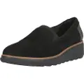 Clarks Clarkstil kvinder. 26155819 Sharon lædersko sort (37), 1-3 cm, Ingen, Casual