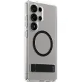 PanzerGlass Feature Case Transparent w. Black Kickstand & QI Compatible Samsung Galaxy S25 Ultra