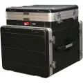 Gator GRC-10X8 PU Moulded Pop-Up Console Rack Case 10U Top 8U Side - Nearly New