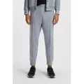 Hugo Boss BOSStil mænd. 50543466 Grå bukser i stretch-pique (XL), Casual, Sport, Multisport, Modal