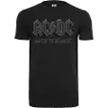 Mc Clothes Acdc Back In Black T-shirt Med Korte ærmer