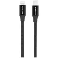 GreyLime Braided USB-C to MFi Lightning Cable Black 1 m