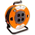 TM Electron Tmuad225 4 Outlets 25 M Kabeltromle