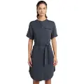 G-Star G-Startil kvinder. D26157-D573-860 Kjole med bælte, grå (M), Casual, Viscose, Korte ærmer