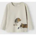 Name It Mini Hunde Top Med Lange Ærmer