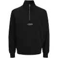 Jack & Jones Soho Quarter Plus Size Sweatshirt Med Lynlås