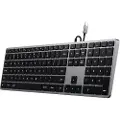 Satechi Slim W3 - Tastatur - Nordisk - Grå