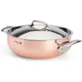 De Buyer Stål Prima Matera Kobber/buet Gryde 28 Cm