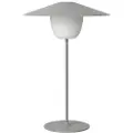 Blomus Bærbar bordlampe ANI L 49 cm, LED, varm grå, Blomus