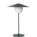 Blomus Bærbar bordlampe ANI L 49 cm, LED, sort, Blomus