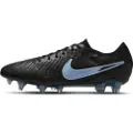 Nike Tiempo Legend 10 Elite-fodboldstøvler (low-top) til blødt underlag - sort