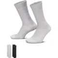 Nike Stødabsorberende Nike Everyday-crewstrømper (2 par) - multifarvet