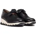 Wonders Wonderstil kvinder. C-7611 Lædersko Simon 11 sort (39), Fast, Blonder, Casual