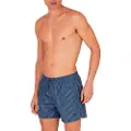 Emporio Armani Emporio Armanitil mænd. EM000583_AF12357 Bicolour-stribede badeshorts badeshorts blå (XL), Badetøj, Polyester, Faux Leather