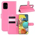 Mtp Products Samsung Galaxy A51 5G Pung Cover med Magnetisk Lukning - Rose