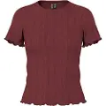Pieces Pcmarie Hulmønstret T-shirt