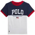 Ralph Lauren T-shirts m. korte ærmer Polo Ralph Lauren SS CN RINGER-KNIT SHIRTS-T-SHIRT barn 8 Jahre