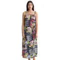 Scotch & Soda Tied Straps Draped ærmeløs Lang Kjole