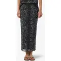 Noisy May Leopardprint Midinederdel