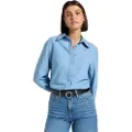 Lee Skjorter / Skjortebluser Lee BALLOON SLEEVE SHIRT dame EU M