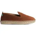 Genuins Genuinstil kvinder. G105110 Salines Velour brune espadriller i læder (41), Fast, Ingen, Casual