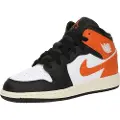 Jordan Air Jordan 1 Mid-sko til større børn - Orange
