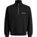 Jack & Jones Norrebro Emb Halv Lynlås Sweatshirt