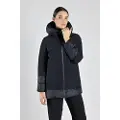 Canadian Classics Canadian Classicstil kvinder. CN.G224111W Parka Becancour marineblå (M/L), Casual, Genanvendt polister, Bæredygtig