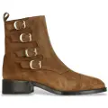 Alpe Alpetil kvinder. 232211 Brune Couture ankelstøvler i læder (36), 3-5 cm, Ruskind, Lynlås, Casual
